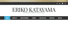 Tablet Screenshot of erikokatayama.com